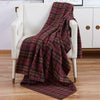 Fleece Throw Blanket 120x150cm Soft Warm Single Tartan Check Sofa Bed Travel Car