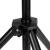 Metal Heavy Duty Adjustable Height Tripod Folding DJ PA Speaker Stand Black