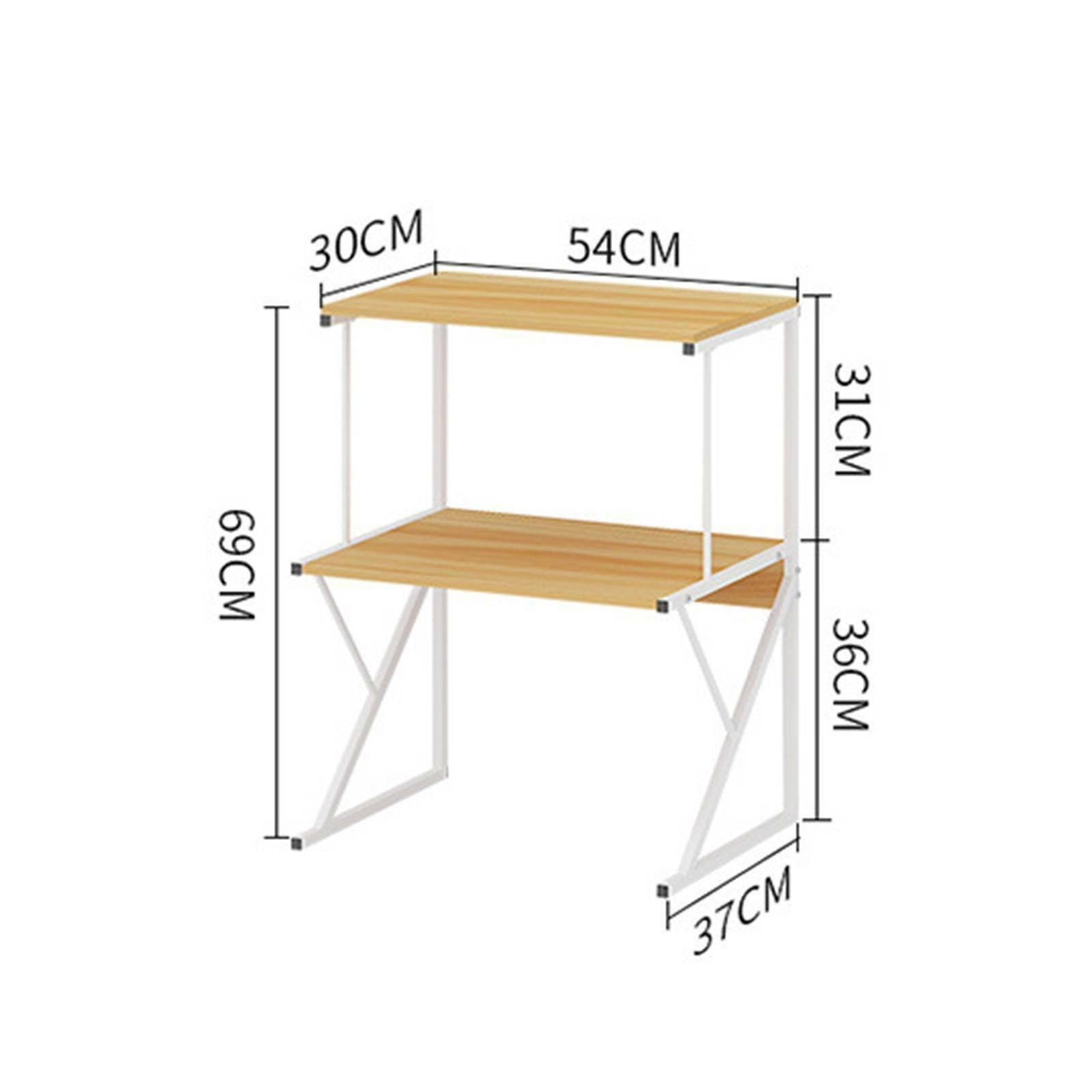 3 Tier Kitchen Shelf Microwave Oven Rack Stand Storage Metal Condiment Cabinet
