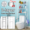 3 Tier Bathroom Shelf Over Toilet Storage Rack Laundry Shelf Unit Organizer Rack