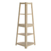 5Tier Corner Ladder Shelf Book Shelves Display Stand Storage Shelving Space Unit
