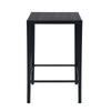 Industrial Bar Kitchen Table Square Tall Table for Home Bar Bedroom Living Room