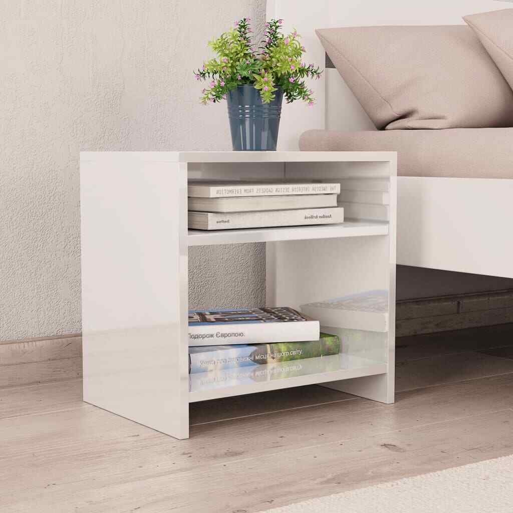 High Gloss Display Cabinet Sideboard Side Table Cupboard Storage Unit Shelf