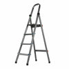 3 4 Tread Step Ladder Folding Aluminum Ladders with Safety Non-Slip Step