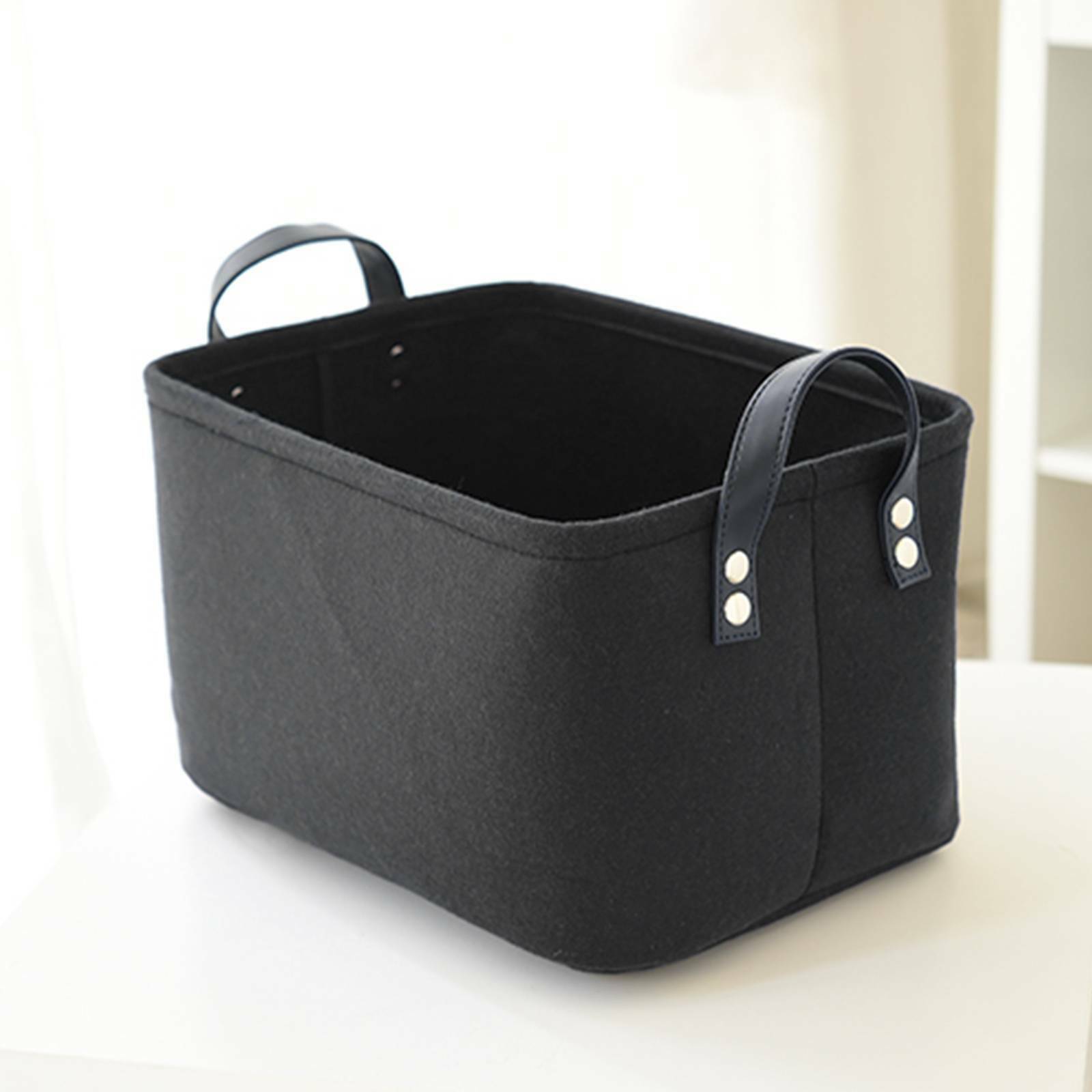 Toys Foldable Felt Storage Box Organiser Container Cosmetic Case Basket Desk UK