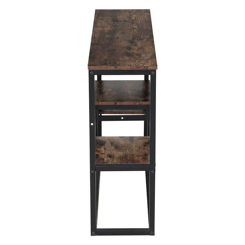 Bookcase Shelving Unit Storage Racking Shelf Console Bookshelf Display Stand