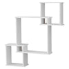 New White Floating Wall Shelves Display Storage Shelf Wall Wood Unit Rack UK