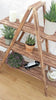 Rustic 3 Tier Wooden Ladder Shelf Shelves Bookcase Plant Flower Shelving
