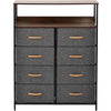 8 Drawers Chest of Drawers Unit Storage Cabinet Bedroom Furniture Hallway