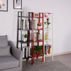 5 Tier Industrial Metal Display Book Storage Shelving Unit Bookcase Bookshelf UK