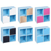 4 6 9 Cube Wooden Bookcase Shelving Display Shelves Storage Unit Wood Shelf Door