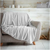 LUXURY TEDDY FLEECE POPCORN THROW OVER FOR SOFA BED BLANKET TRAVEL WARM & COSY