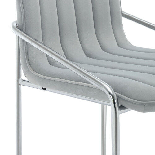 Dining Chairs 2pcs Modern Velvet Dining Armchairs Upholstered Accent Chairs HT