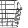 2pcs Iron Storage Basket Metal Wire Mesh Basketry Bathroom kitchen Tray Desk UK
