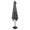 2x3M Outdoor Parasol Patio Sun Shade Garden Umbrella Crank Rectangular Grey