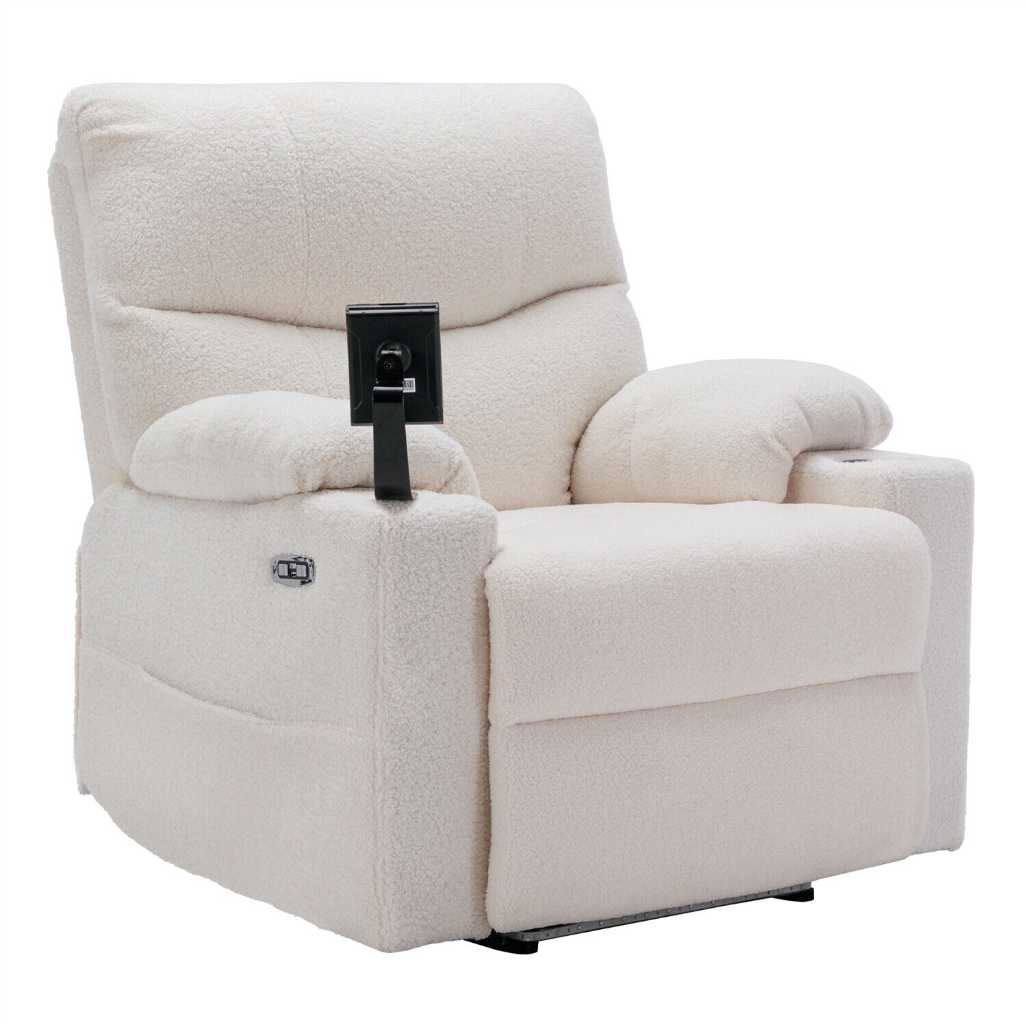 Electric Recliner Chair Sofa Chair TV Armchair Cinema Chair with 2 Cup Holder HT