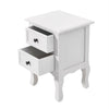 White Bedside Table With Drawer Cabinet Bedroom Furniture Storage Nightstand