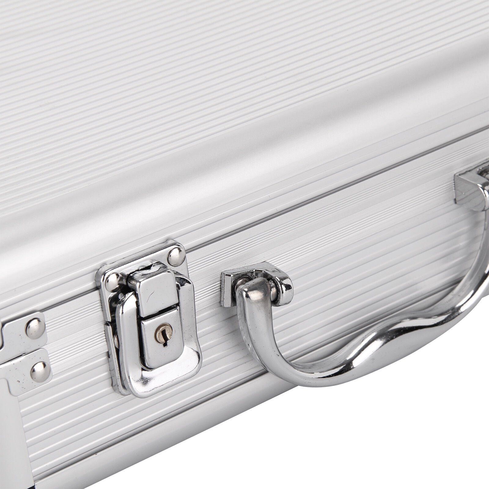 Large Hard Aluminium Flight Case Foam Lockable Tool Camera Gun Storage Carry Box