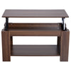 100cm Modern Lift Up Top Coffee Table Desk Hidden Storage Bottom Shelf Living