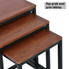 Nesting Coffee Table Set 3 End Tables Stacking Side Tables Nesting Living Room