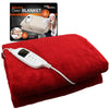Electric Heated Throw Over Under Blanket Fleece Washable Polyester Warm Mattress