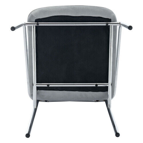 Dining Chairs 2pcs Modern Velvet Dining Armchairs Upholstered Accent Chairs HT