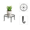 Metal Plant Pot Stand Flower Display Shelf Garden Balcony Outdoor Indoor UK