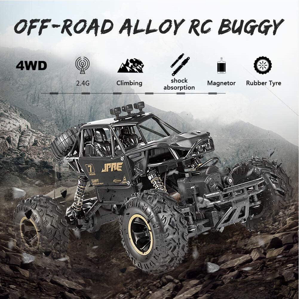 Kids Toy 4WD Electric RC Car Monster Truck Off-Road Buggy Vehicle Remote Control