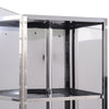 Bathroom Corner Wall Mirror Storage Cabinet Cupboard Stainless Steel