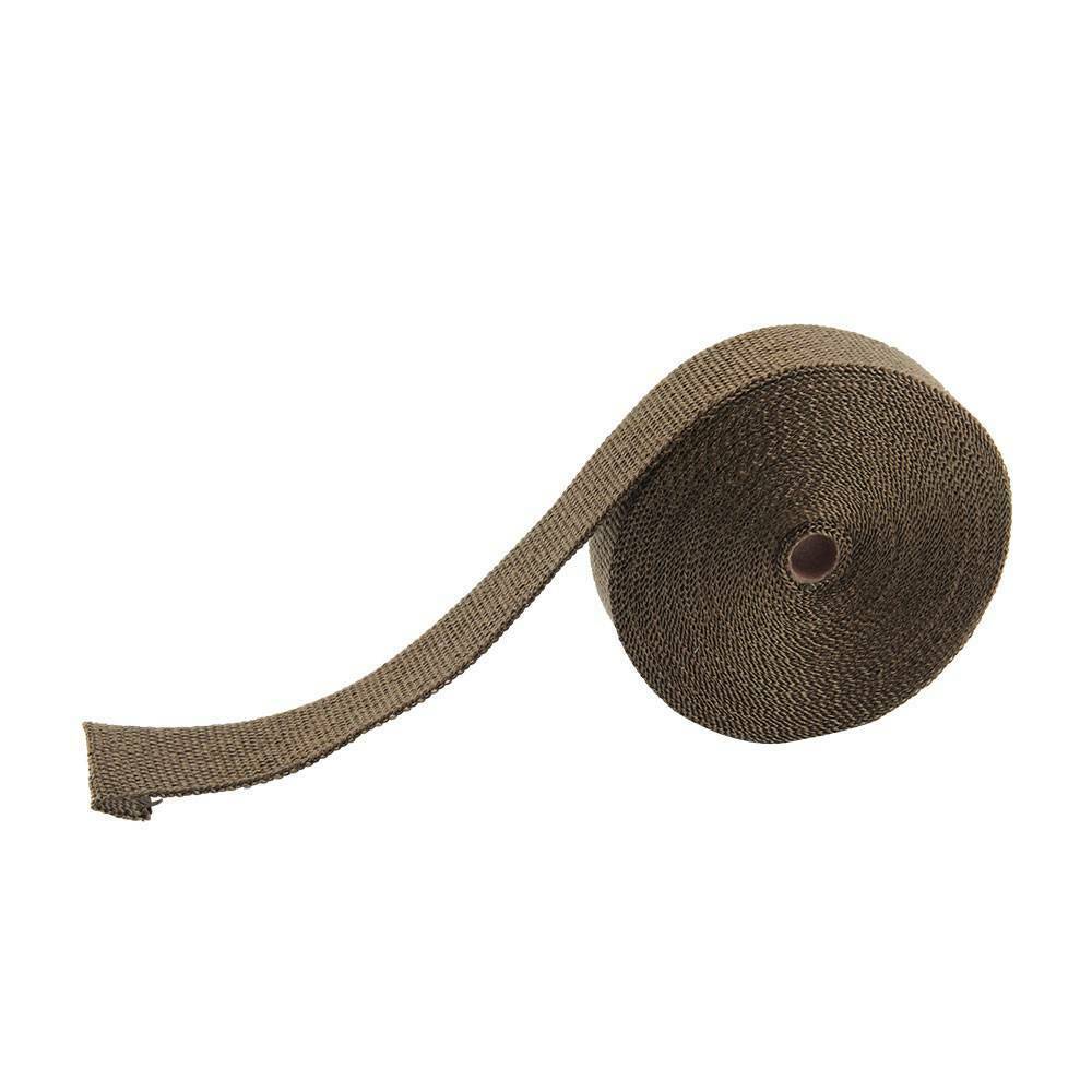 20M Titanium Exhaust Heat Wrap Manifold Downpipe High Temp Bandage Tape Roll