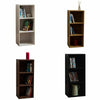 Oxford Bookcase 3 Tier Cube Shelf Wood Storage Photo Display Room Furniture Unit