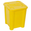 Set of 4 Plastic Stackable Coloured Toy Storage Boxes With Lids Sturdy Container