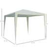 2.7x2.7M Garden Heavy Duty Gazebo Marquee Tent Wedding Canopy White