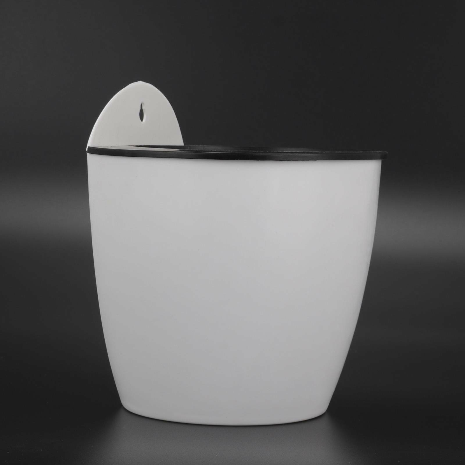 3Pcs Wall Hanging Plant Flower Pot Self-watering Plastic Planter House Garden