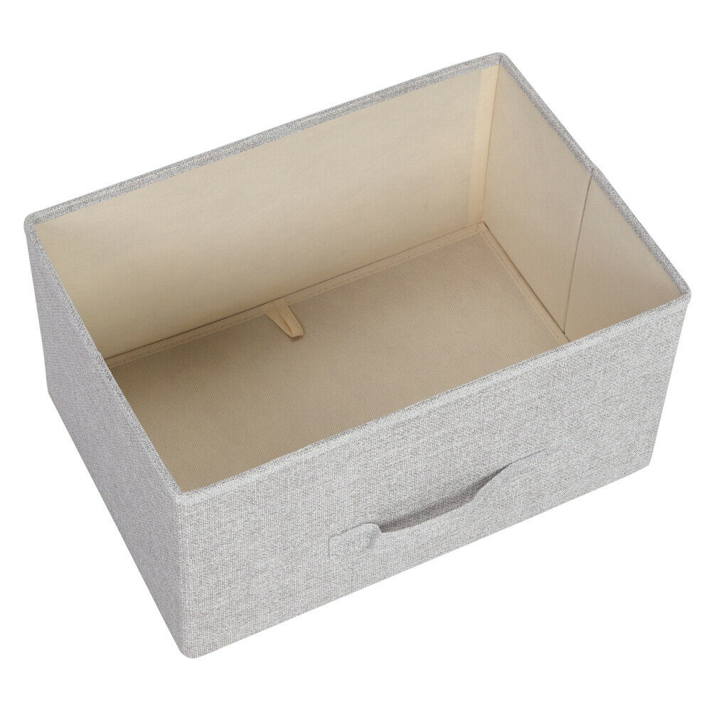 2 Drawer Fabric Bedside Table Chest of Drawers Cabinet Nightstand Storage Unit