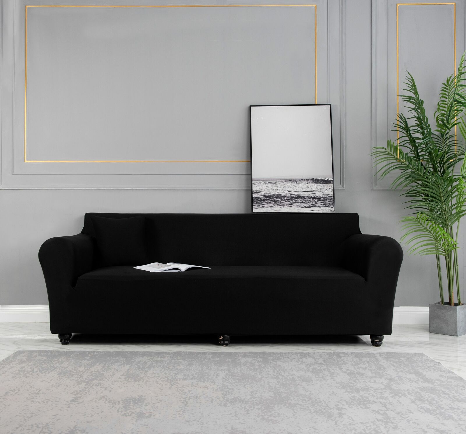 1/2/3 Seater Elastic Sofa Covers Slipcover Settee Stretch Floral Couch Protector