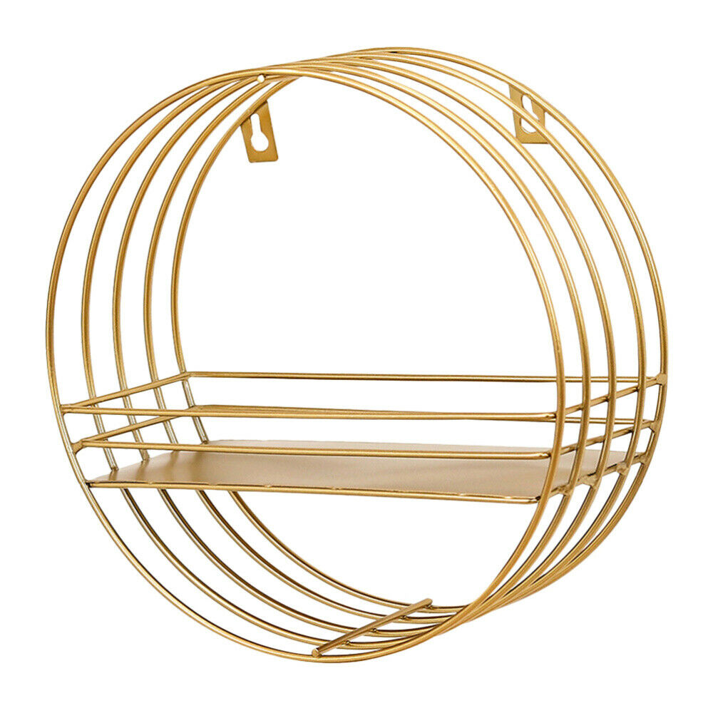 Wall Shelves Rack Metal Storage Iron Cube shelf Hexagonal Grid bathroom shelving