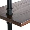 3 Tier Industrial Bookshelf Wall Shelf Display Storage Plant Shelving Holder NEW