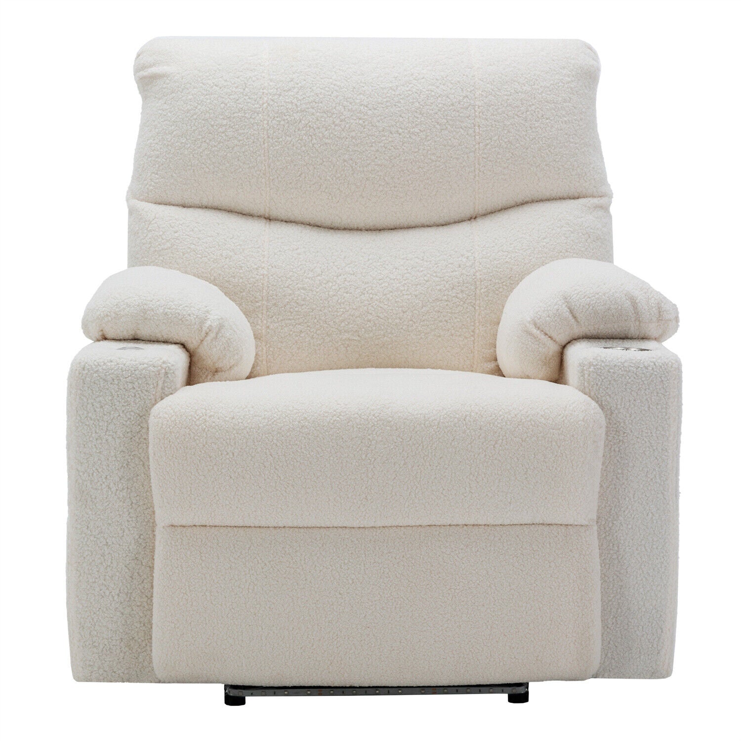 Electric Recliner Chair Sofa Chair TV Armchair Cinema Chair with 2 Cup Holder HT