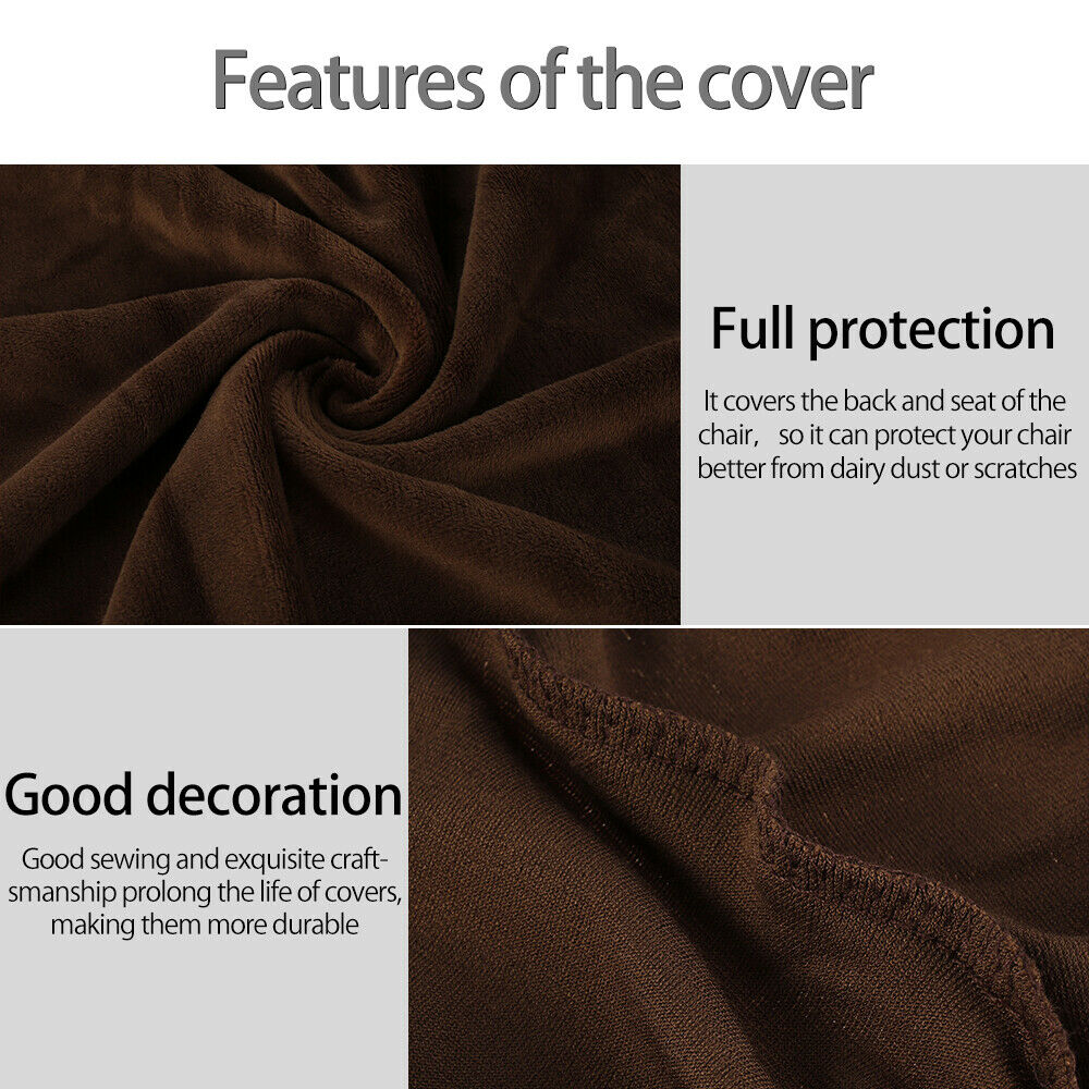 Tub Chair Covers Slipcovers Elastic Polyester Fabric Armchair Sofa Seat Covers