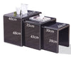 Modern Coffee Tea Table / High Gloss Nest Of 3 Table Set Living Room Furniture