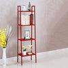 Ladder Shelf Storage Unit Bookcase Plant Pot Shelving Metal Stand Display Rack