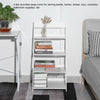 4 Tier Ladder Shelf Storage Shelving Unit Bookcase Rack Shelves Display Stand UK