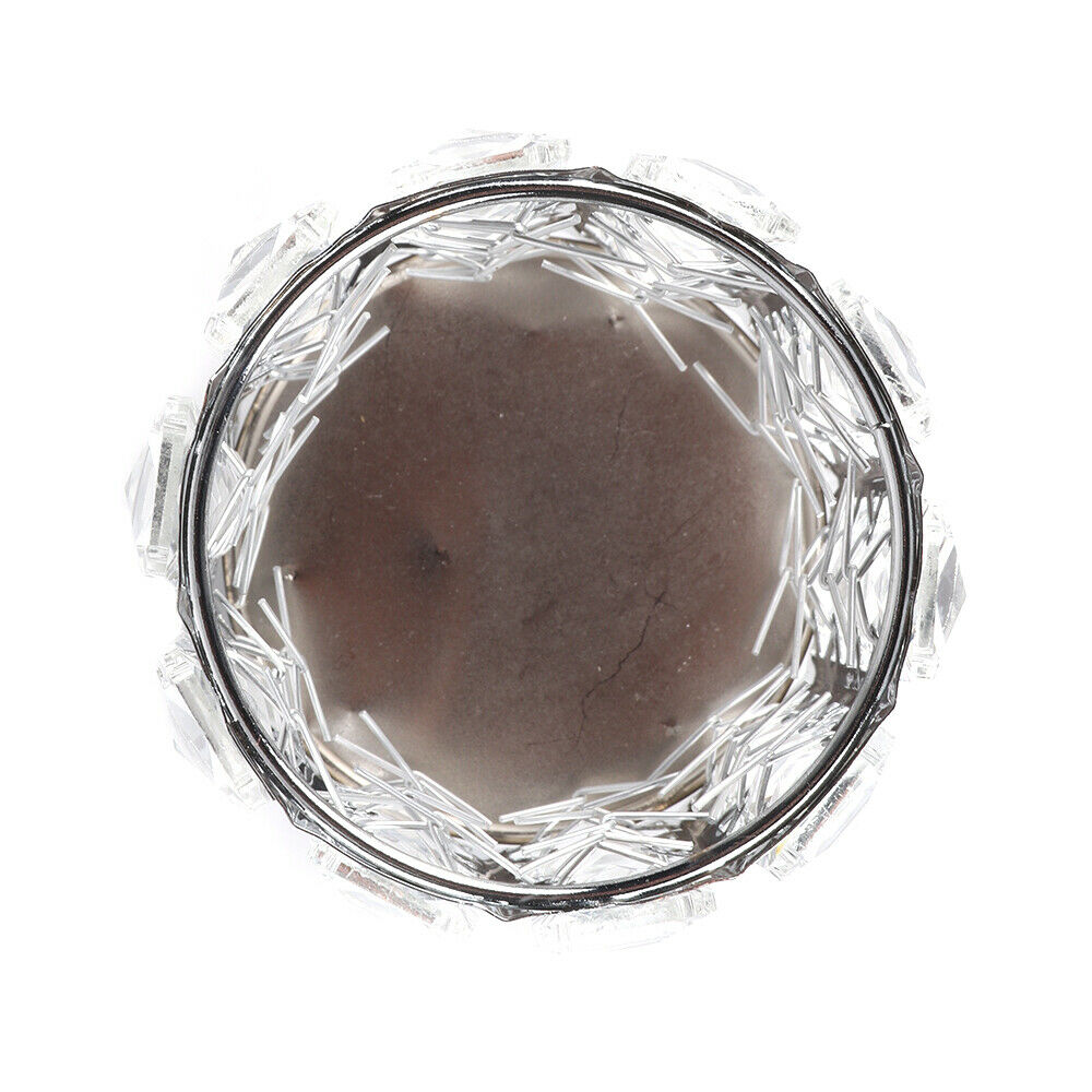 CRYSTAL MAKE UP BRUSH STORAGE BUCKET PENS/PENCILS HOLDER DESKTOP ORGANIZER DECOR