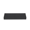 Black 3 x Floating Wall Shelf Wooden Shelves Wall Storage 80cm -