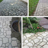 Irregular 9 Grid Path Maker Mould Garden Yard Lawn Concrete Road Paving Mold 17"