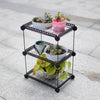 3/4/5/6Tier Wire Metal Shelving Flower Shelf Plant Display Rack Planter Pot Rack
