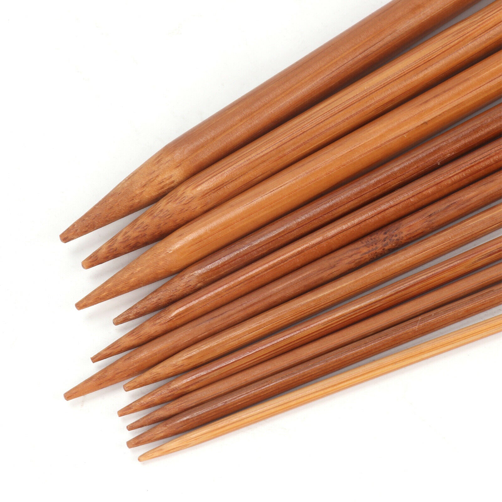 Bamboo Knitting Needles Set Carbonized Bamboo Knitting Needles Wooden Single UK