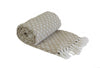 Casablanca Throw 100% Recycled Cotton, Sofa Chair Bed Throw Blanket 4 colours