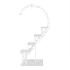 Heart Shape Flower Pot Holder Metal Rack Plant Display Shelf Stand Garden Decor